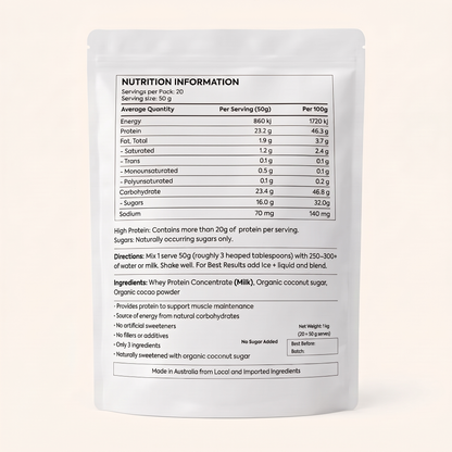 Island Power Protein: Chocolate Whey, 1kg